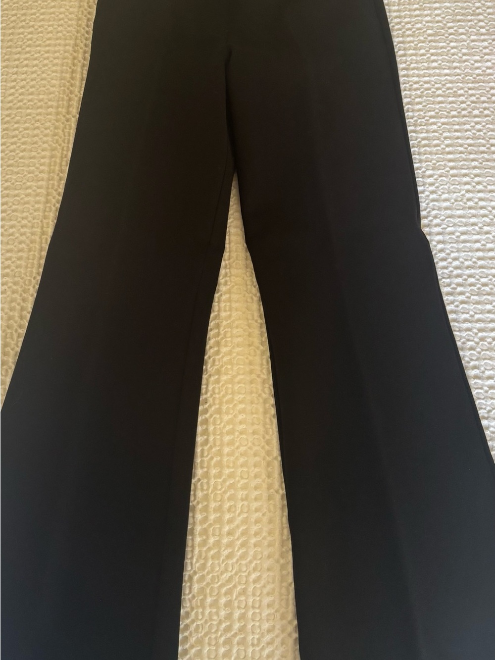 SPANX Black Kick-Flare Ankle Pants